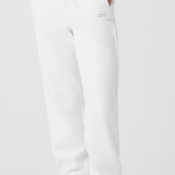 White alo sweatpants, sweats, unisex sweats, long sweats, high quality - Picture 2 of 6